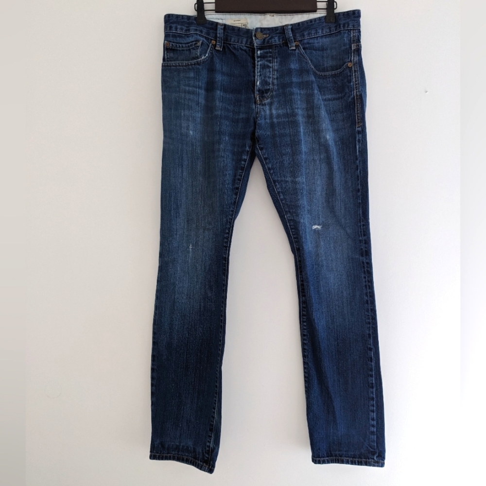 MEXX distressed jeans with button fly Sz 34/34